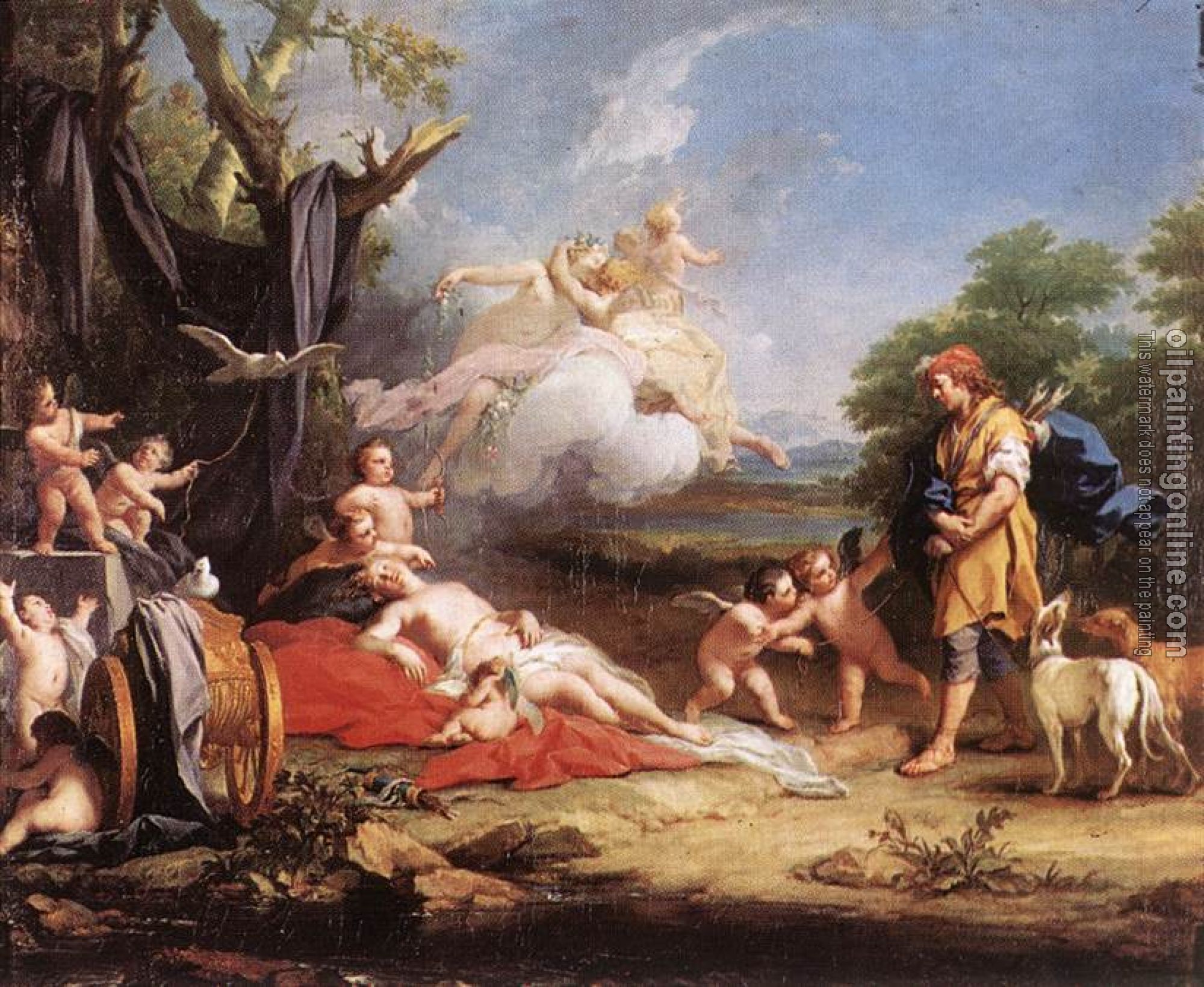 Amigoni, Jacopo - Venus and Adonis
